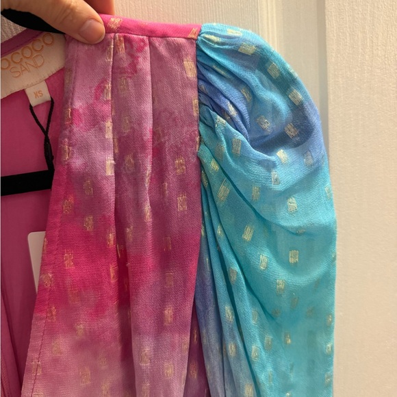 NWT Rococo Sand Cloud Ruched Midi Dress - Picture 9 of 13